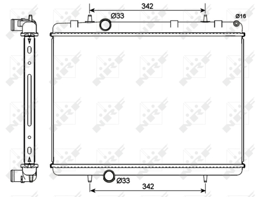 Radiator racire motor