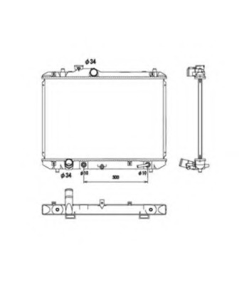 Radiator racire motor