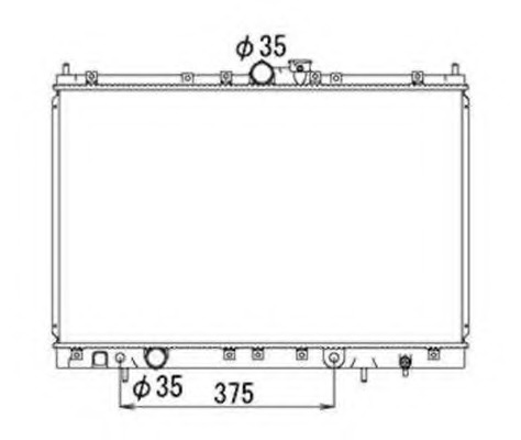 Radiator racire motor