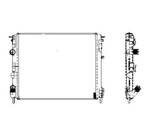 Radiator racire motor