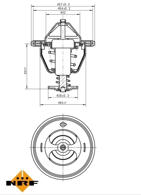 Termostat lichid racire