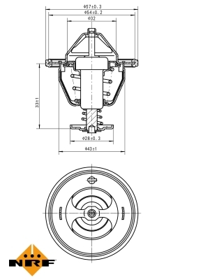 Termostat lichid racire