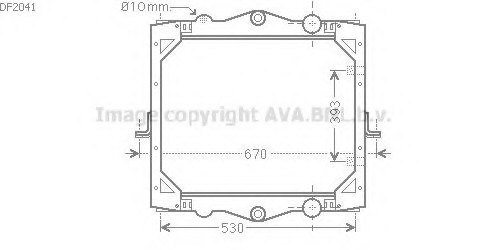 Radiator racire motor