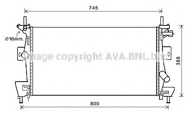 Radiator racire motor