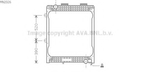 Radiator racire motor