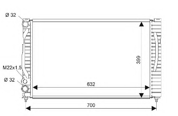 Radiator racire motor