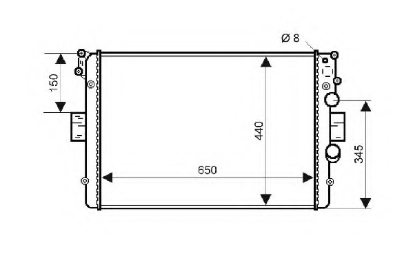 Radiator racire motor