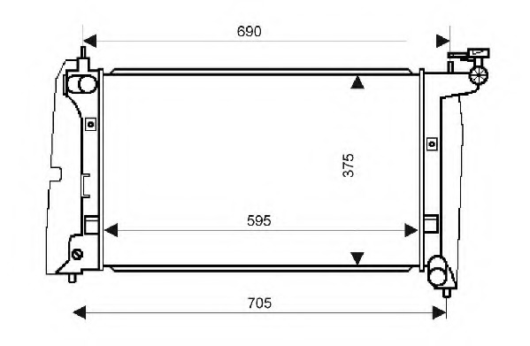 Radiator racire motor