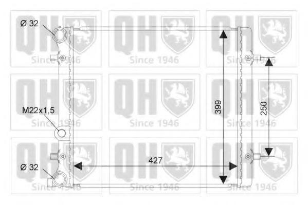 Radiator racire motor