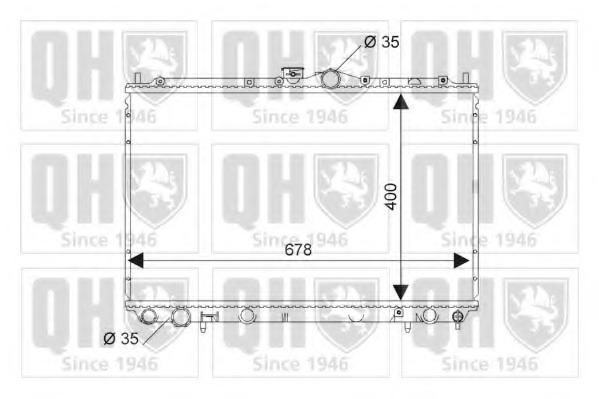 Radiator racire motor