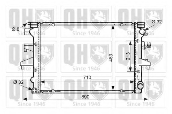 Radiator racire motor
