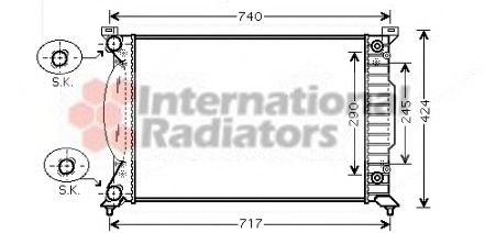 Radiator racire motor