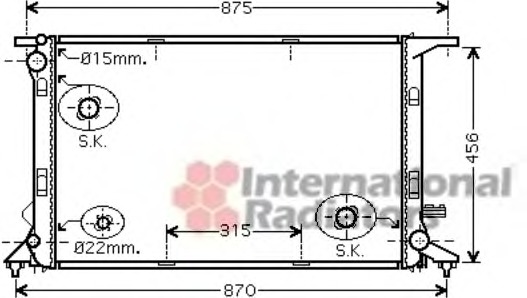 Radiator racire motor