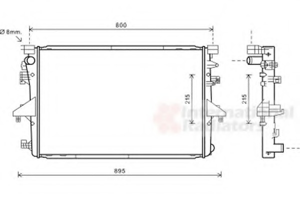 Radiator racire motor