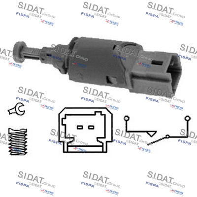 Comutator lumini frana