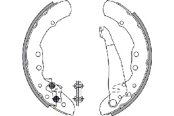 Set saboti frana frana de mana