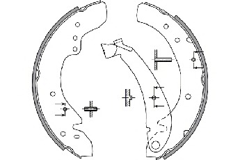 Set saboti frana frana de mana