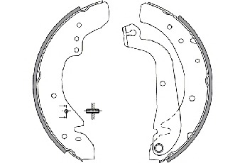 Set saboti frana frana de mana