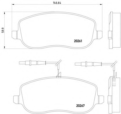 Set frana frana disc