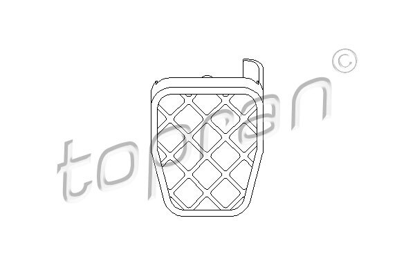 Acoperire pedala pedala frana