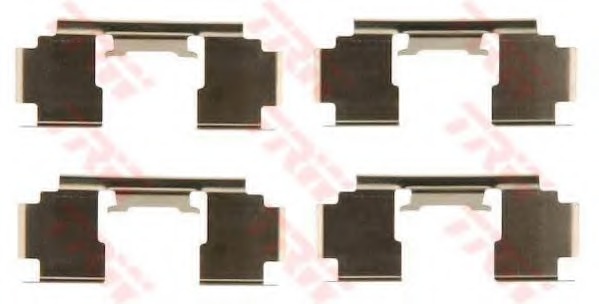 Set accesorii placute frana