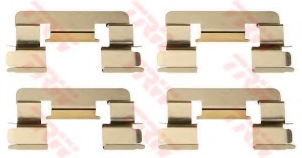 Set accesorii placute frana