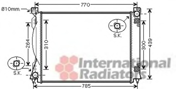 Radiator racire motor