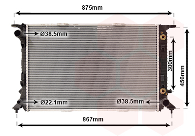 Radiator racire motor