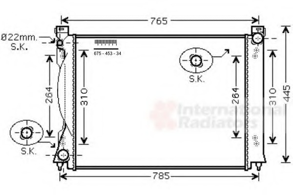Radiator racire motor