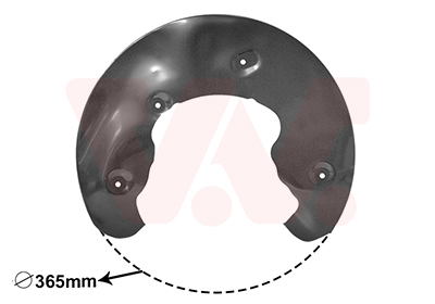 Protectie stropire disc frana