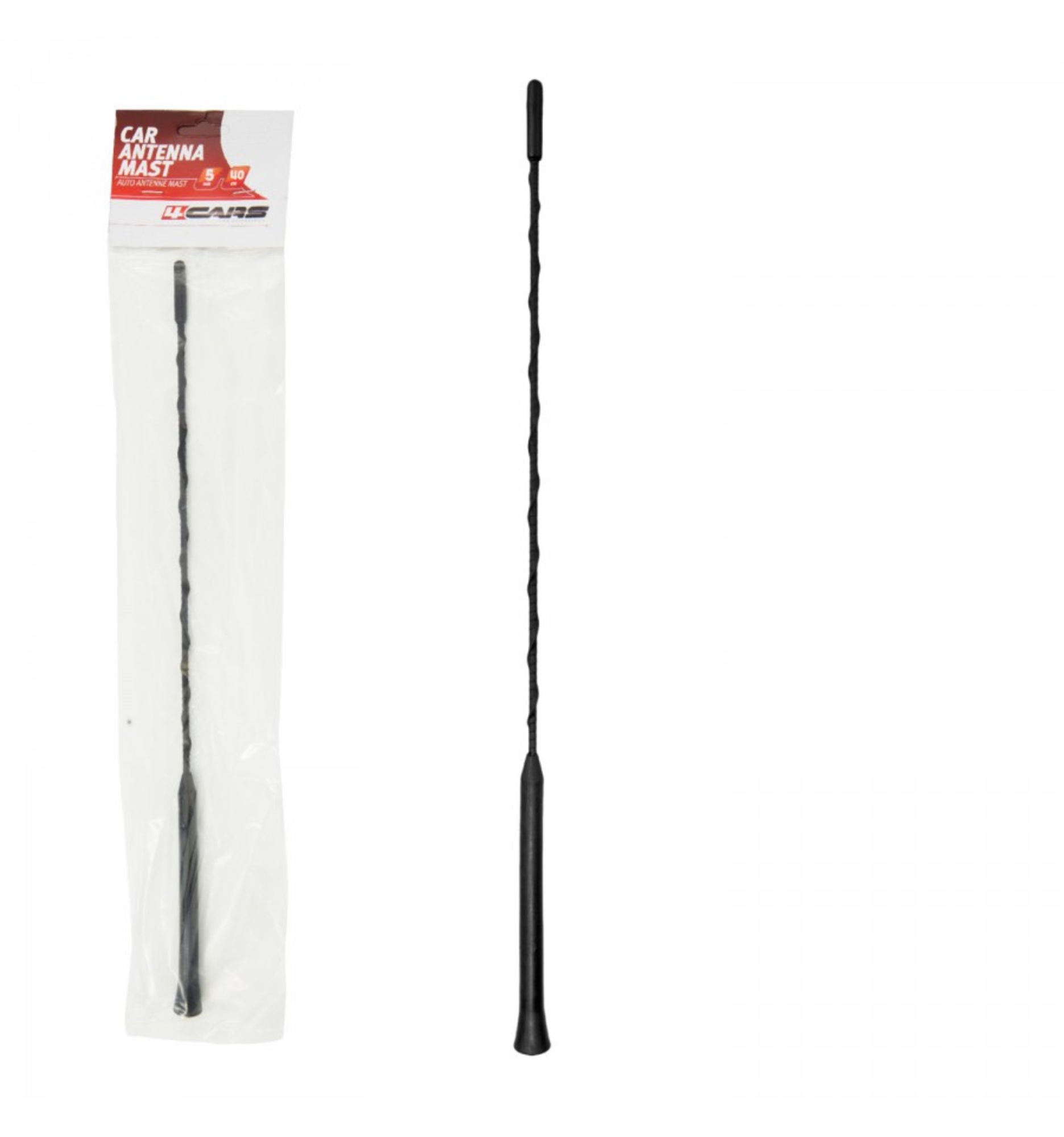 Vergea antena (am/fm) 4cars - 40cm - Ø 5mm