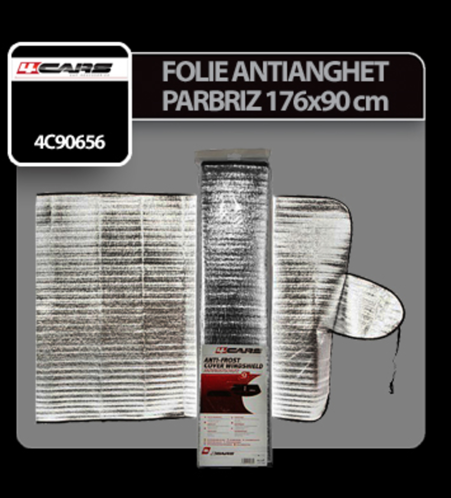 Folie antiinghet parbriz 4cars - 176x90cm