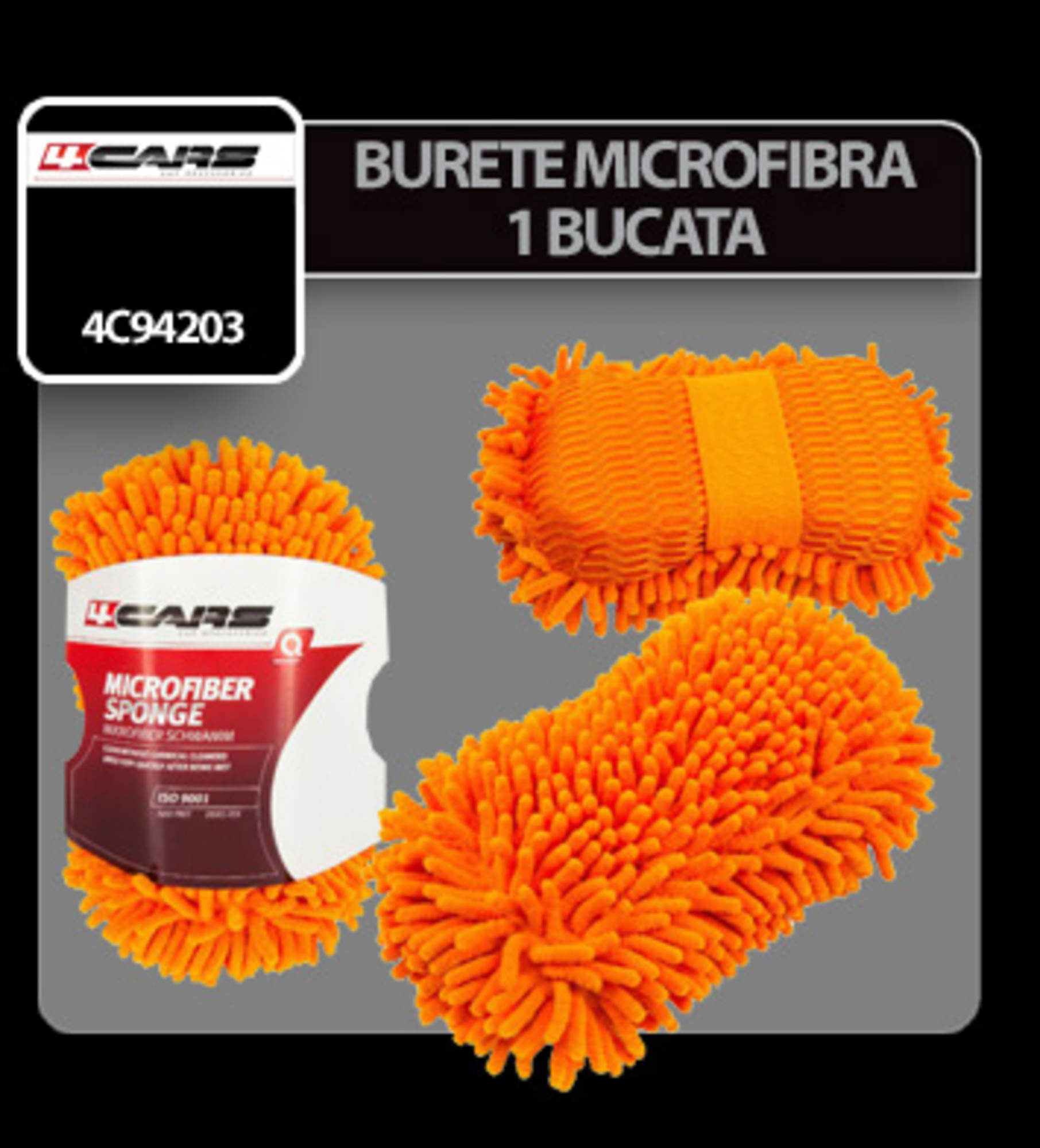 Burete pentru spalat din microfibra 4cars