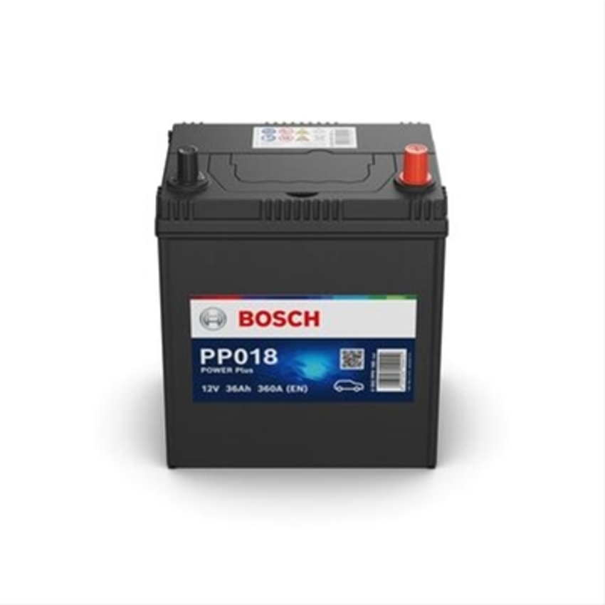 Baterie bosch power plus 12 v pp018 36ah 360a 187x127x220 +dr