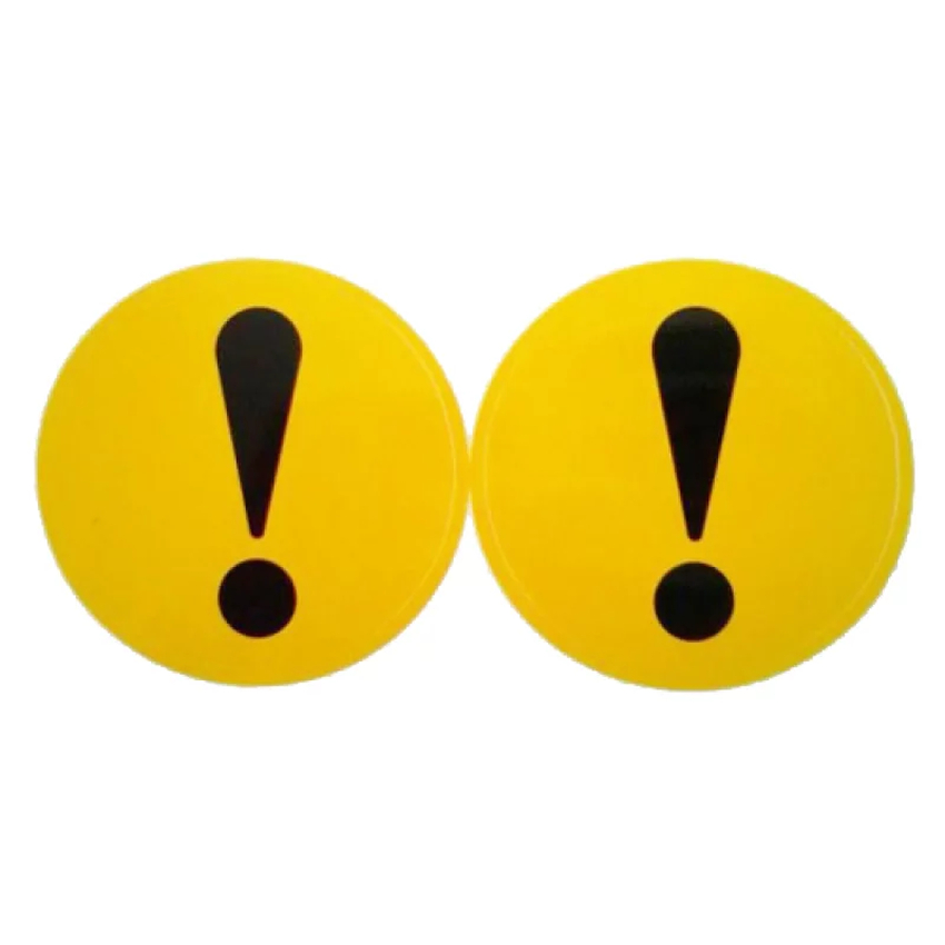 Autocolant semn incepator 2buc - Ø 85cm - exterior