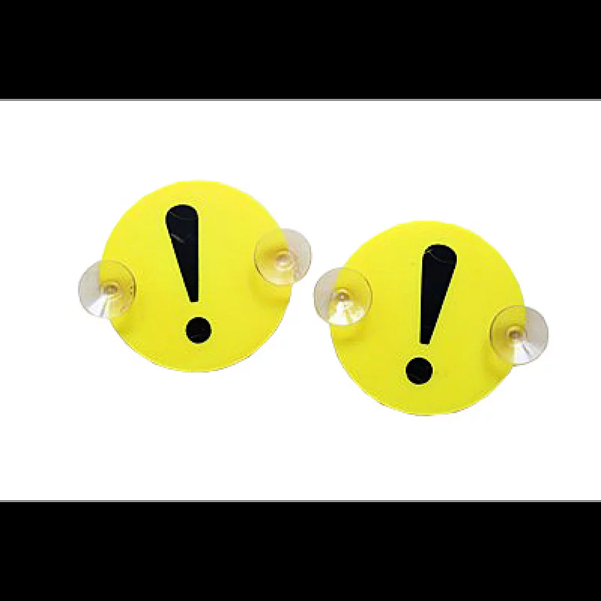 Semn incepator cu ventuze 2buc - Ø85cm