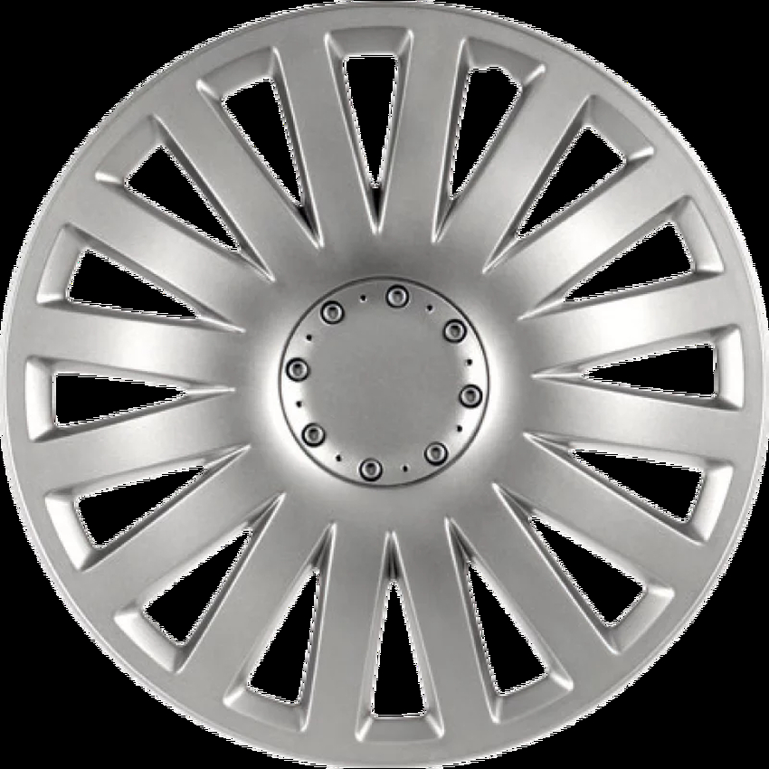 Capace roti auto smart 4buc - argintiu - 13''