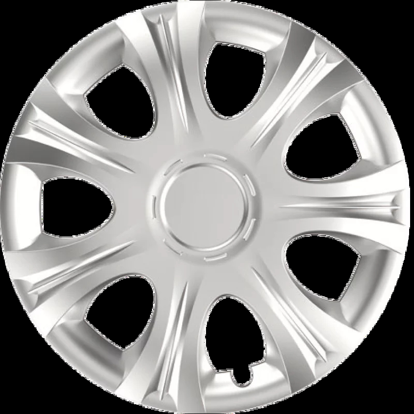 Capace roti auto impulse 4buc - argintiu - 15''