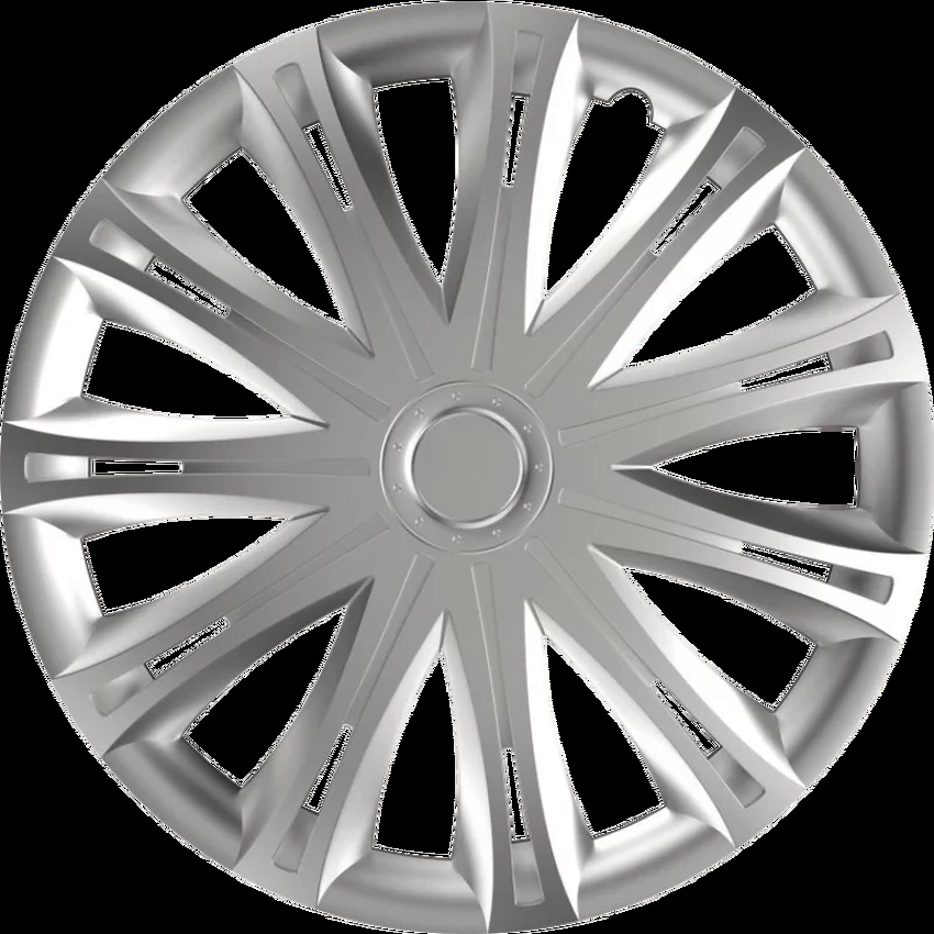Capace roti auto spark 4buc - argintiu - 17''