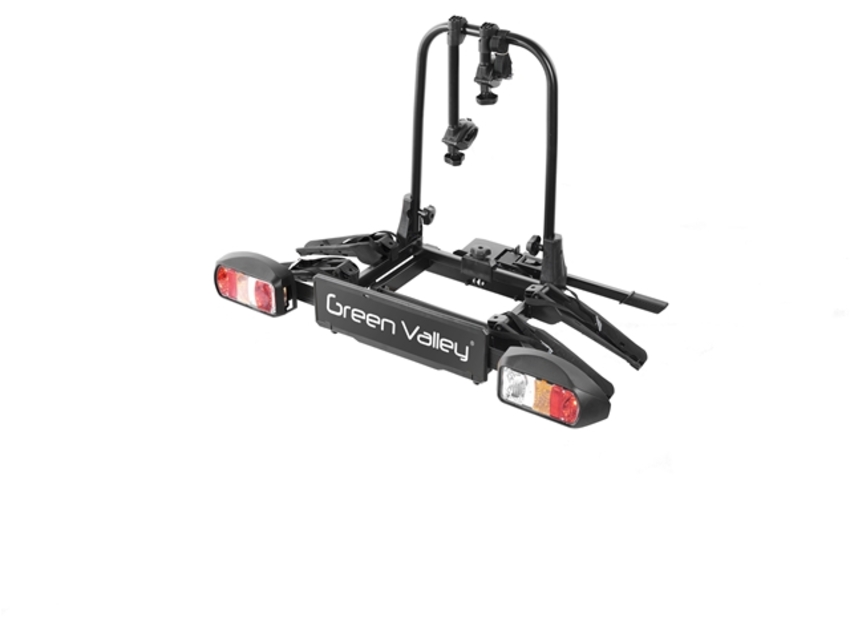 Suport 2 biciclete (3 cu adaptor) prindere pe carlig remorcare discovery green valley
