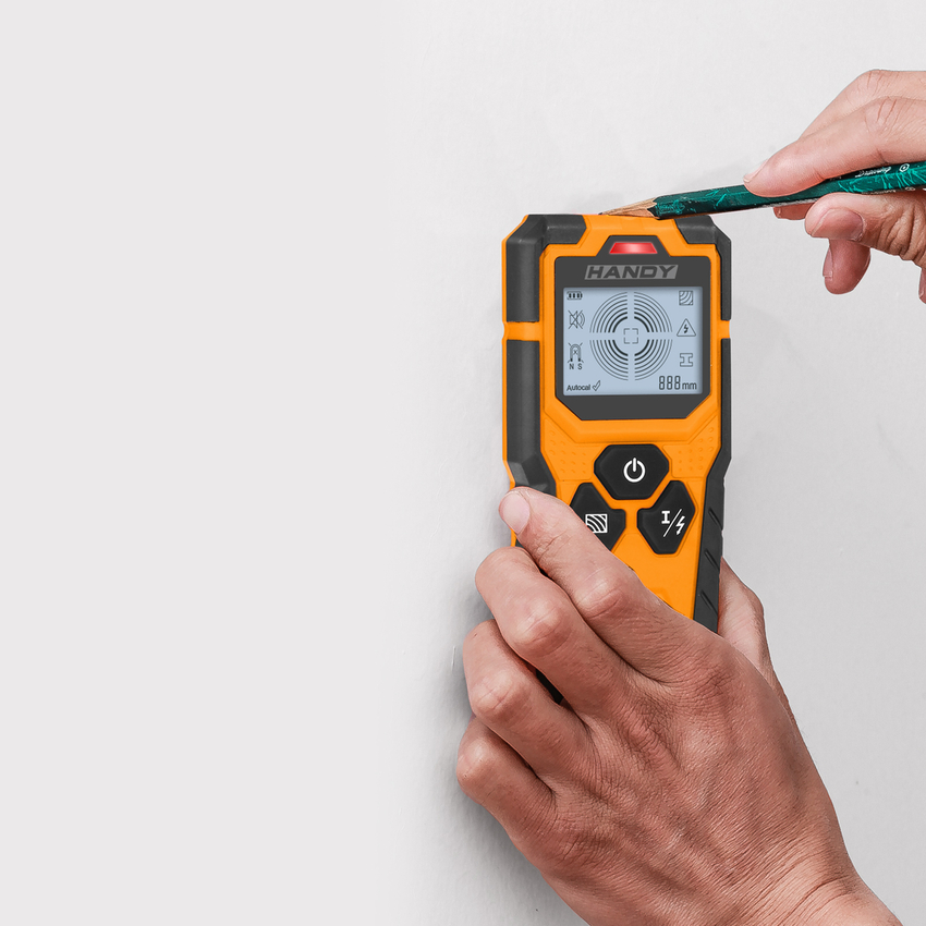 Detector digital, multifuncțional - metal, lemn, cabluri de curent