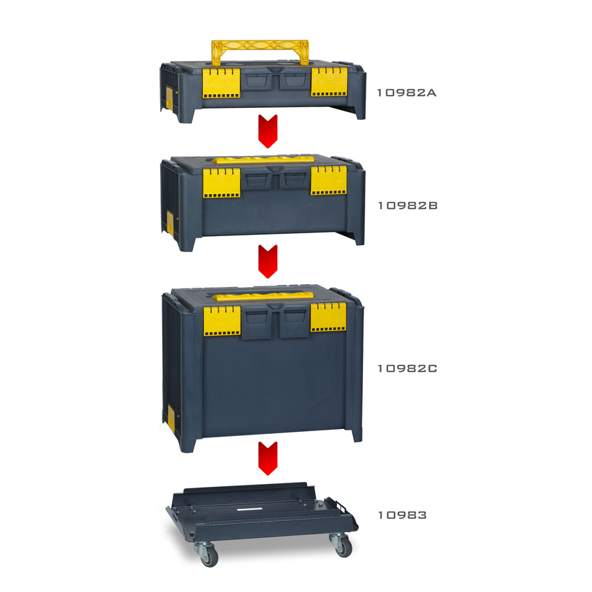 Geanta de scule stivuibila - dimensiune