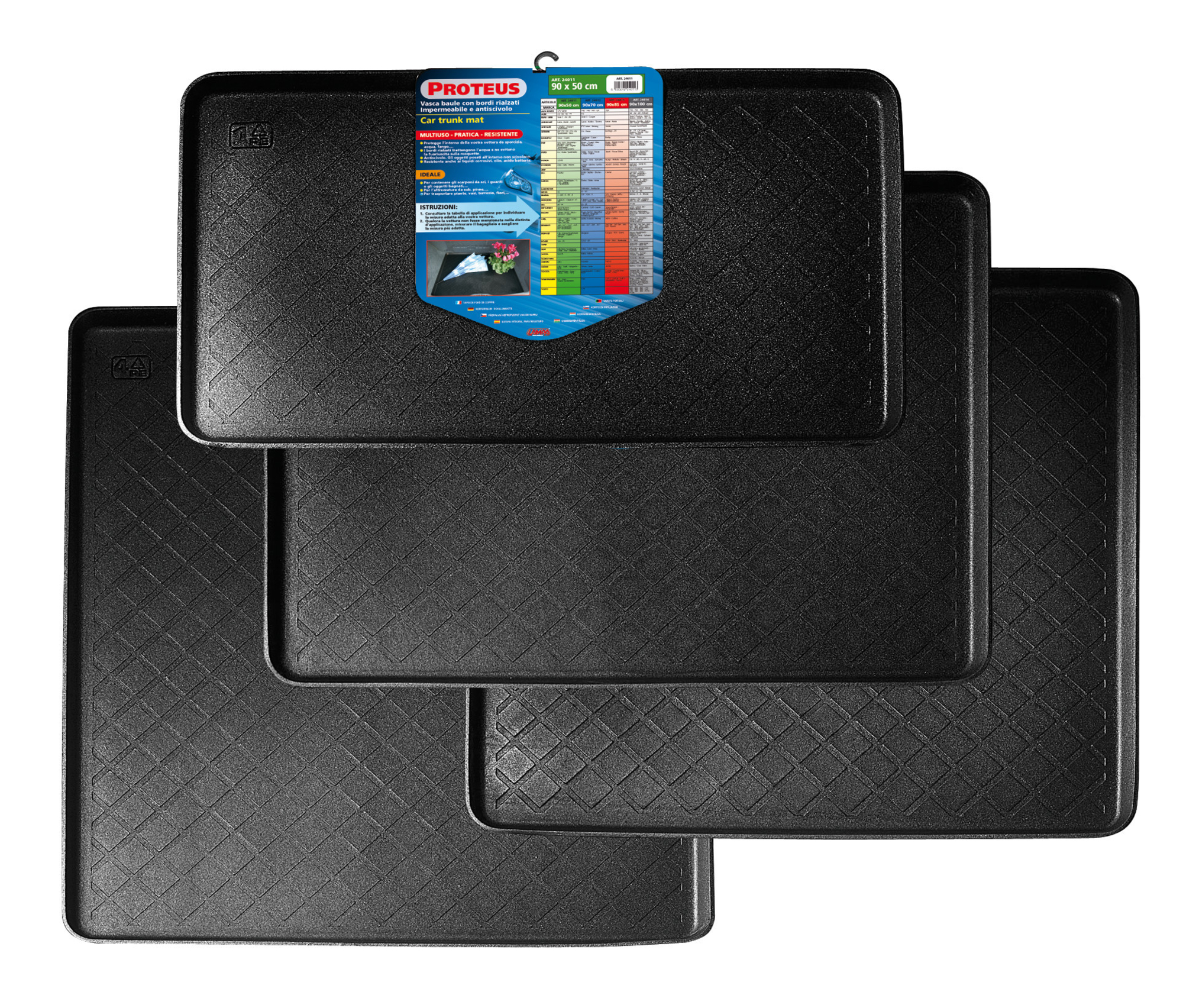 Tavita portbagaj proteus - v-1 - 90x50cm