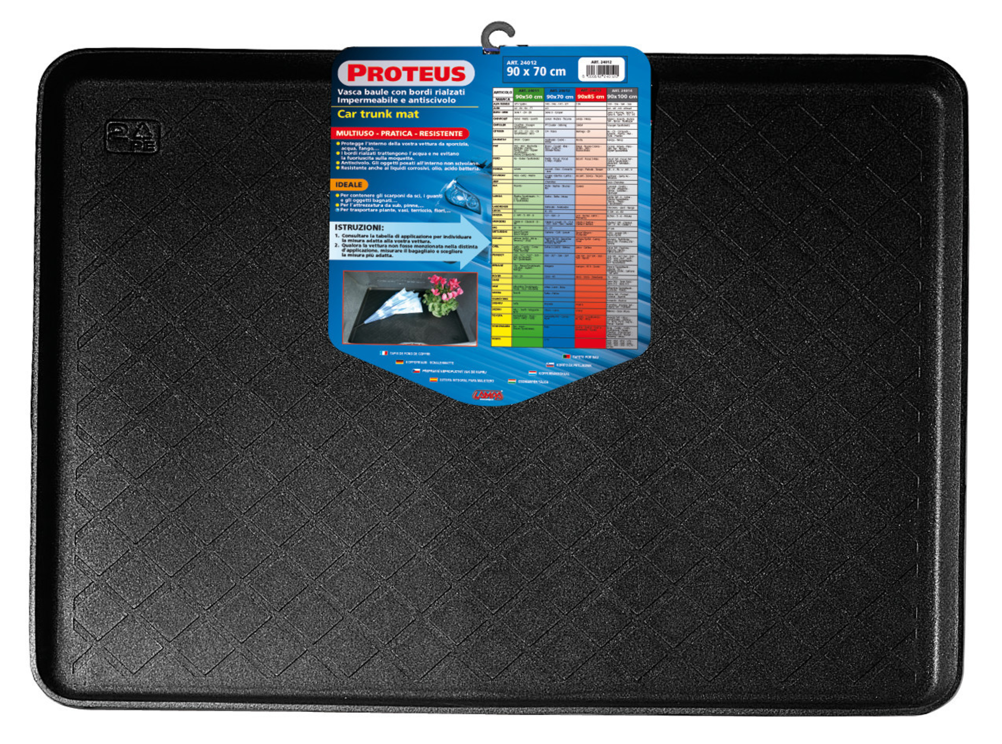 Tavita portbagaj proteus - v-2 - 90x70cm