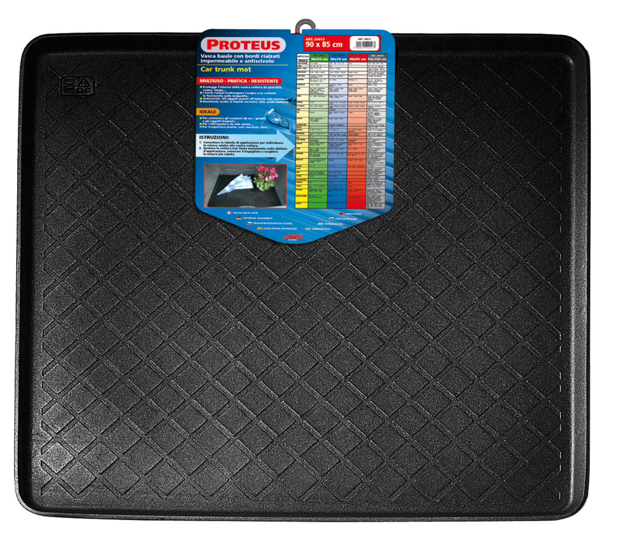 Tavita portbagaj proteus - v-3 - 90x85cm