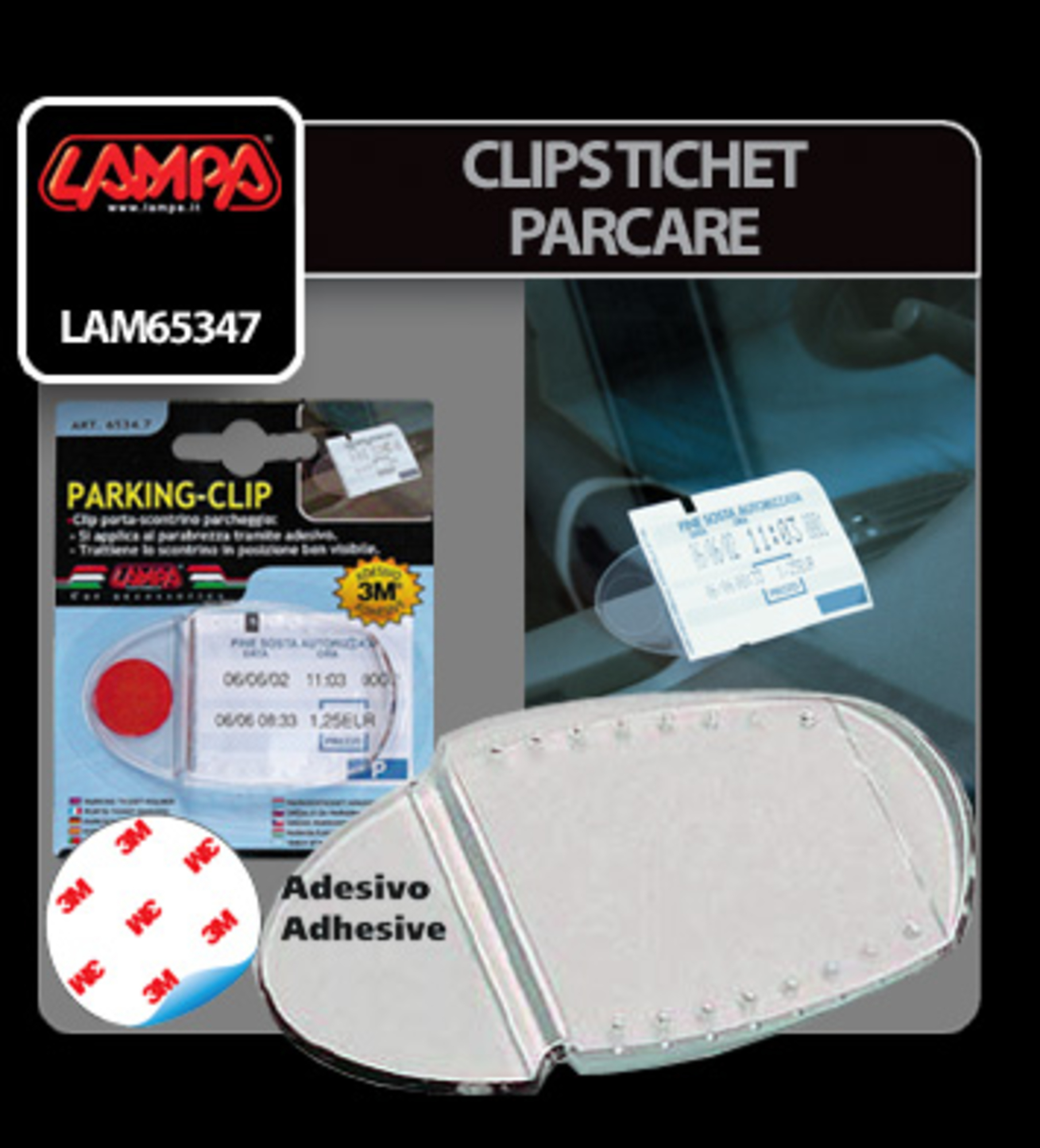 Clips tichet parcare