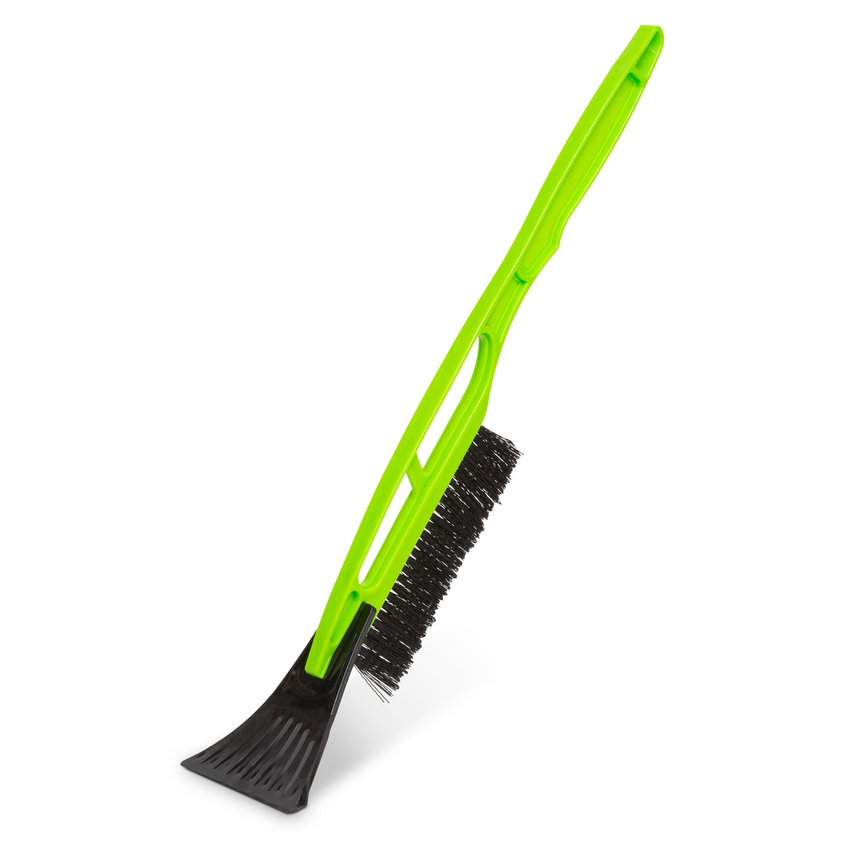 Mnc- perie pentru zapada cu racleta pentru gheata, maner mat. plastic, 510 mm - verde