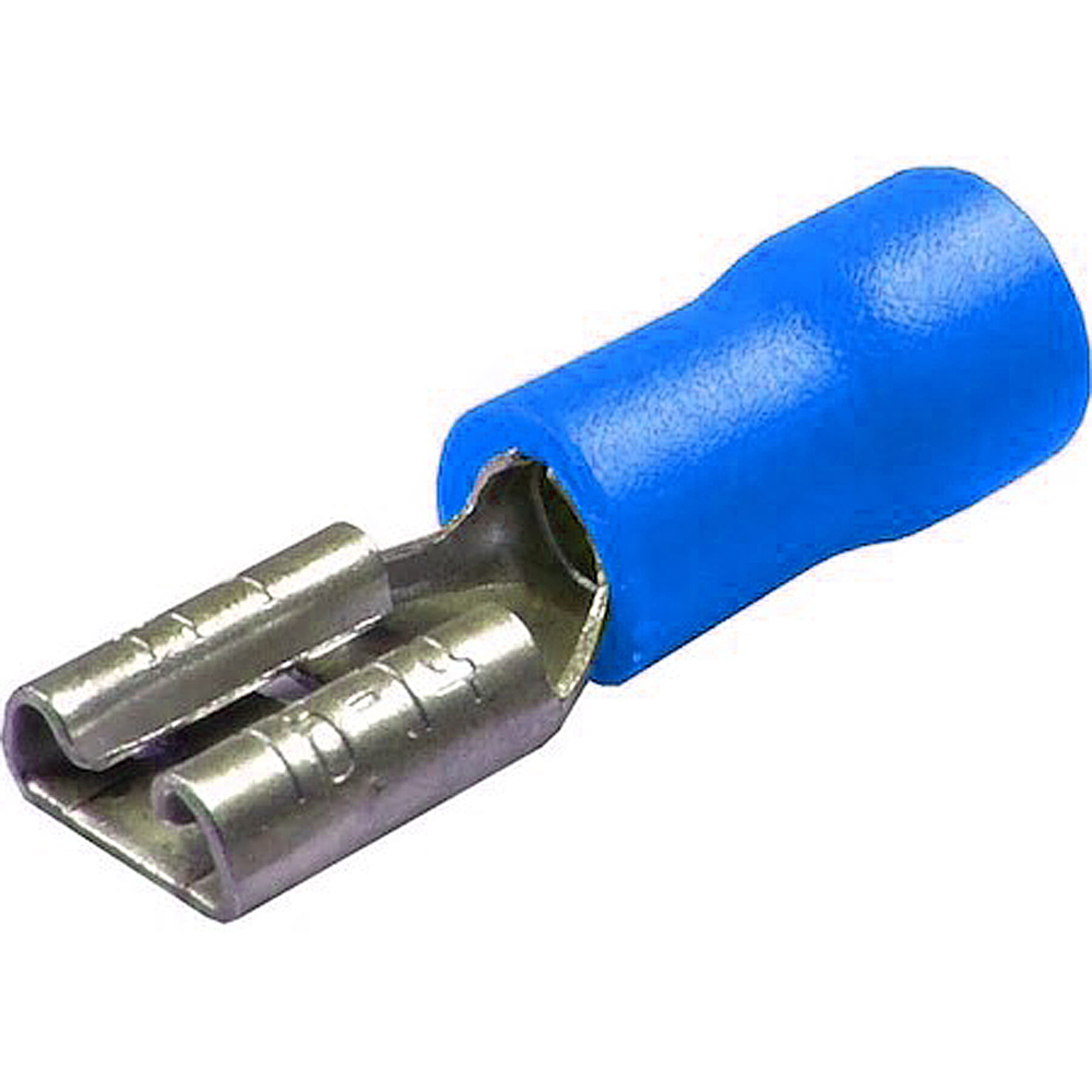 Papuci electrici 10buc, mama - 6,3x0,8mm - albastru