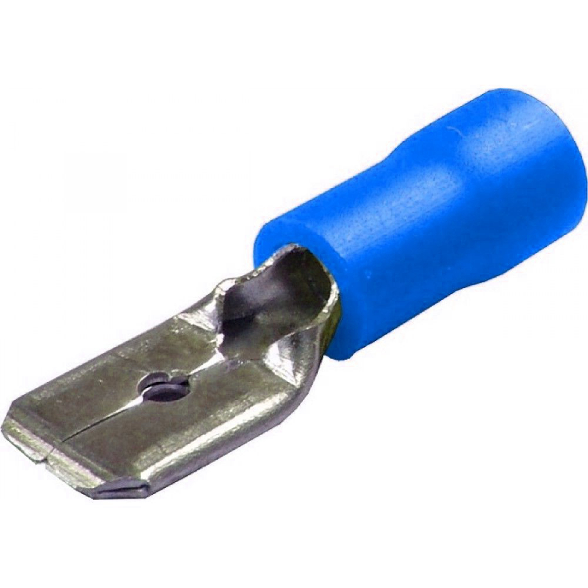 Papuci electrici 10buc, tata - 6,3x0,8mm - albastru