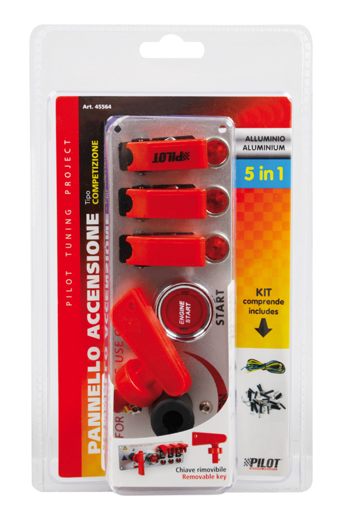 Panou intrerupatoare tuning 5 in 1 12v